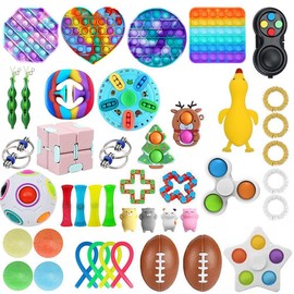 Sensory Toys Set Anti Anxiety Toys Stress Squeezing Toys for Kids Adults