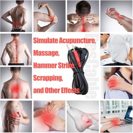 TENS Unit Electrodes Lead Wires: 3 Pieces BesCable 2mm Pin TENS Unit Replacement Cables Cords Wire for TENS 7000, for TENS 3000, for Accurelief and so on