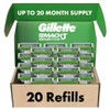 Gillette Gillette Mach3 Sensitive Mens Razor Blade Refills, 20 Count,