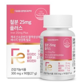 대웅생명과학 Daewoong Life Insurance and non-heme iron folic acid iron supplement iron supplement 90 tablets / 대웅생명과 비헴철 엽산 철분제 철분 영양제 90정