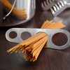 Qancekoo 4-Hole Stainless Steel Spaghetti Measure Tool Sturdy Pasta Measuring