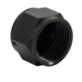 Motorsport an-8 AN8 Black Flare End Cap Blanking Plug Blocker Hose Fitting Adapter