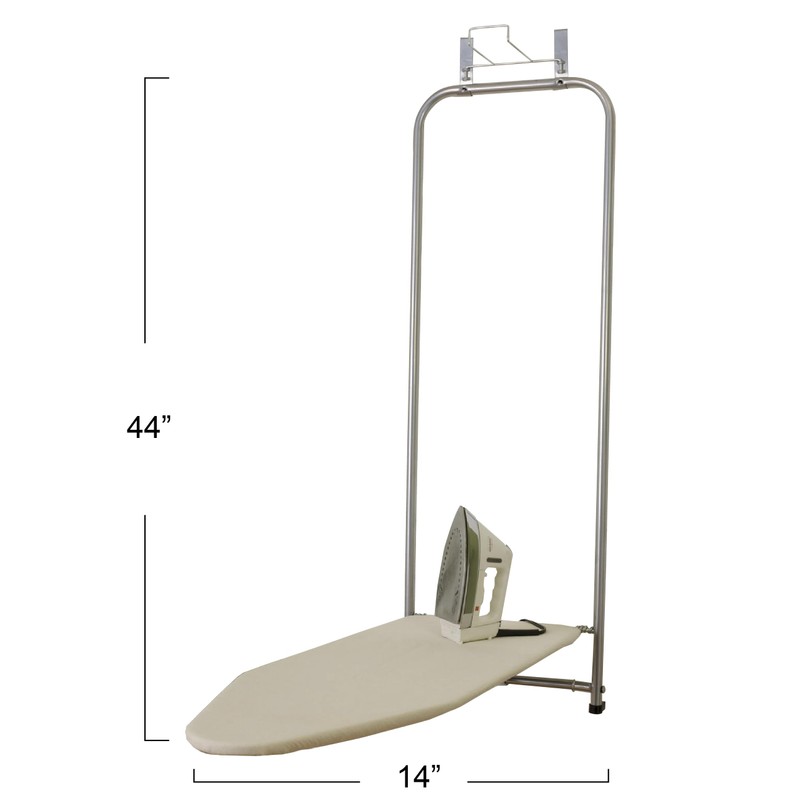 Household Essentials 144222 Over The Door Small Ironing Board with