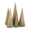 Paper Mache Craft Cones Variety Pack 3 Sizes- 13.75 x