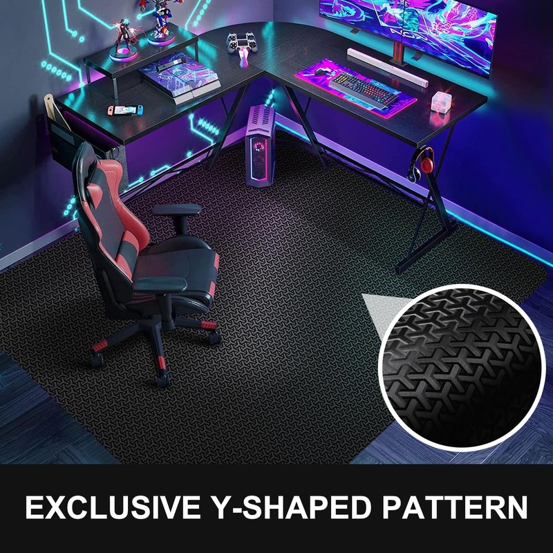 Office Chair Mat for Hard Floor, 50"x60" Large Computer Chair