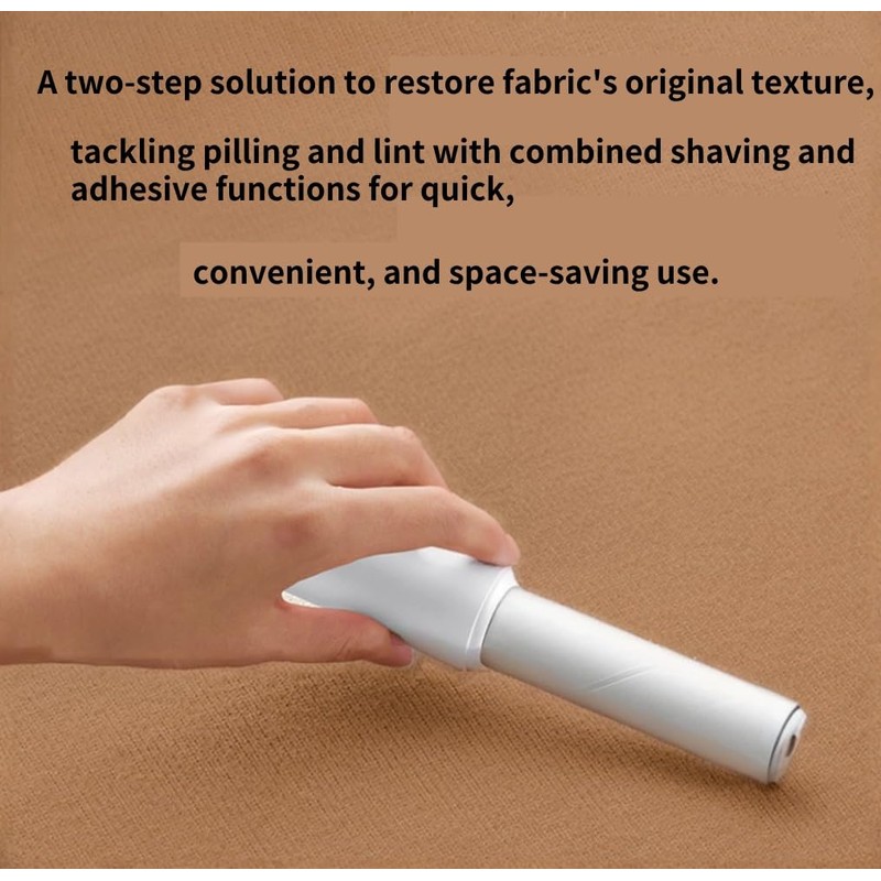 Portable 2 in 1 Electric Lint Remover, Shave or Stick,