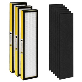 higgerllent 3Pack FLT5000 replacment Filter C- flt5000 Filter is Combined by HEPA Activated Carbon，Compatible with flt5000 AC5000, AC5000E, AC5250PT, AC5350B, AC5350BCA, AC5350W Air Purifier Filter