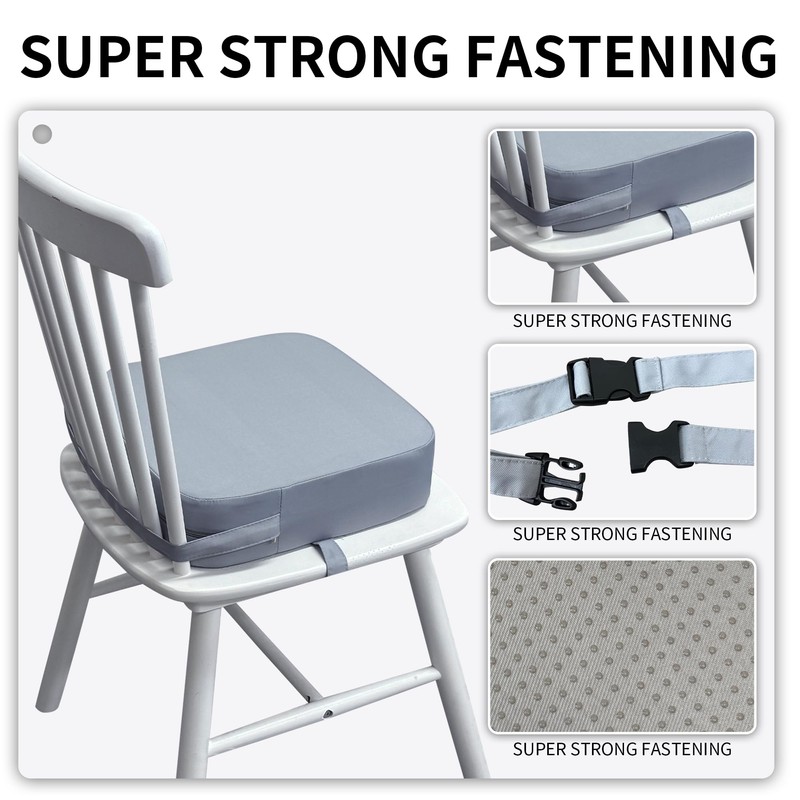 Acxseo Booster Seat for Kitchen Chair,Non-Slip Bottom Easy to Clean