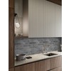 COLAMO Luxury 5-Sheet Dark Gray Peel and Stick Large Subway