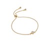 Ted Baker Sarsa Crystal Drawstring Adjustable Bracelet For Women (Gold/Crystal)