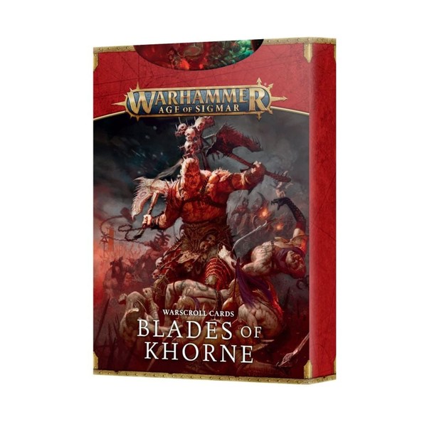 Warhammer Age of Sigmar - Blades of Khorne Warscroll Cards