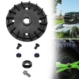 Lawn Mower Blade Replacement Kit – Includes Fan, Bolts, Nuts, and Washers for Dual Blades – Compatible with EGO Power+ LM2130SP, LM2150SP, LM2160SP 21-Inch Lawn Mowers