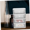 Levemolo Transparent Drawer Storage Organizer Box for Office Desktop Sundries