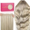 WENNALIFE Secret Hair Extensions Real Hair, 35 cm, 14 Inches