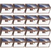 Peasur Brown Solar Lights Outdoor Motion Sensor 16 Pack, Ultra-Bright