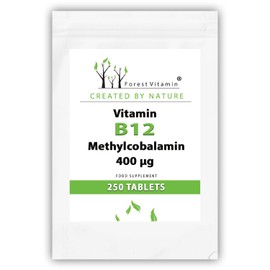 B12 - Forest Vitamin - Vitamin B12 (Methylcobalamin) 400 μg - 250 Tablets - Vitamins and Minerals