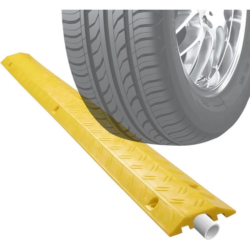 Protector de Cables Resistente al Tráfico Vehicular Rampa Para Suelo