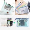 Taiyeestar Pack of 12 A5 Document Wallets, Colourful Waterproof Document