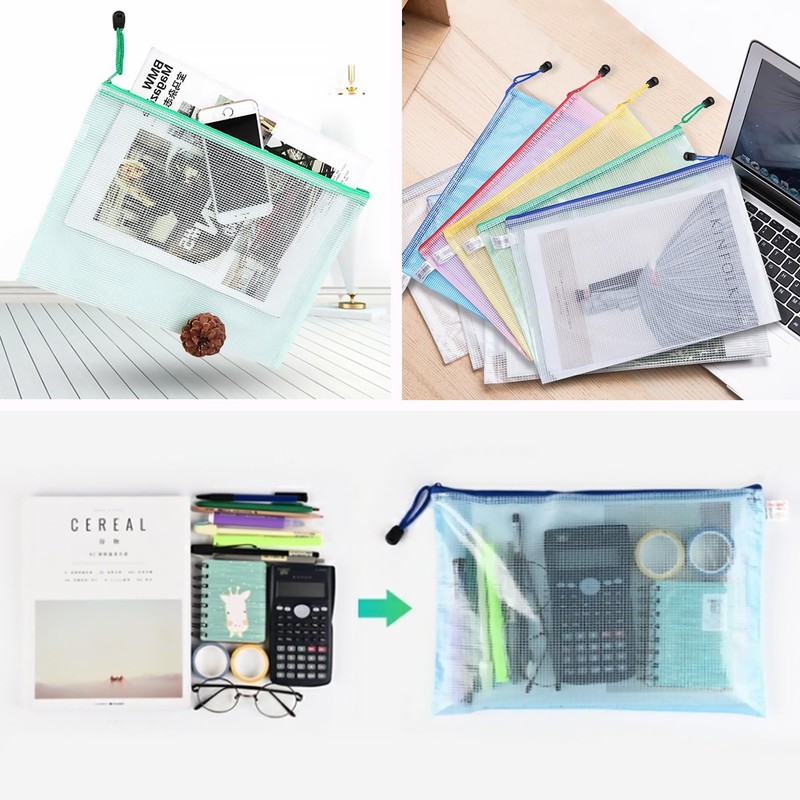 Taiyeestar Pack of 12 A5 Document Wallets, Colourful Waterproof Document