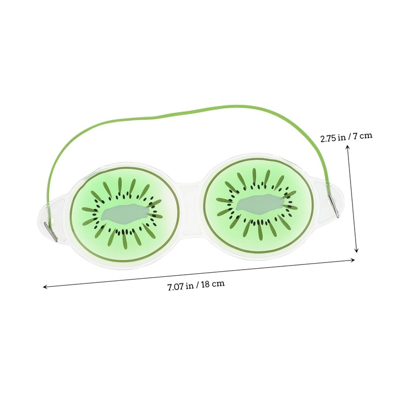 VICASKY 6Pcs Reusable Hot Cold Eye Masks Cartoon Design Blindfolds
