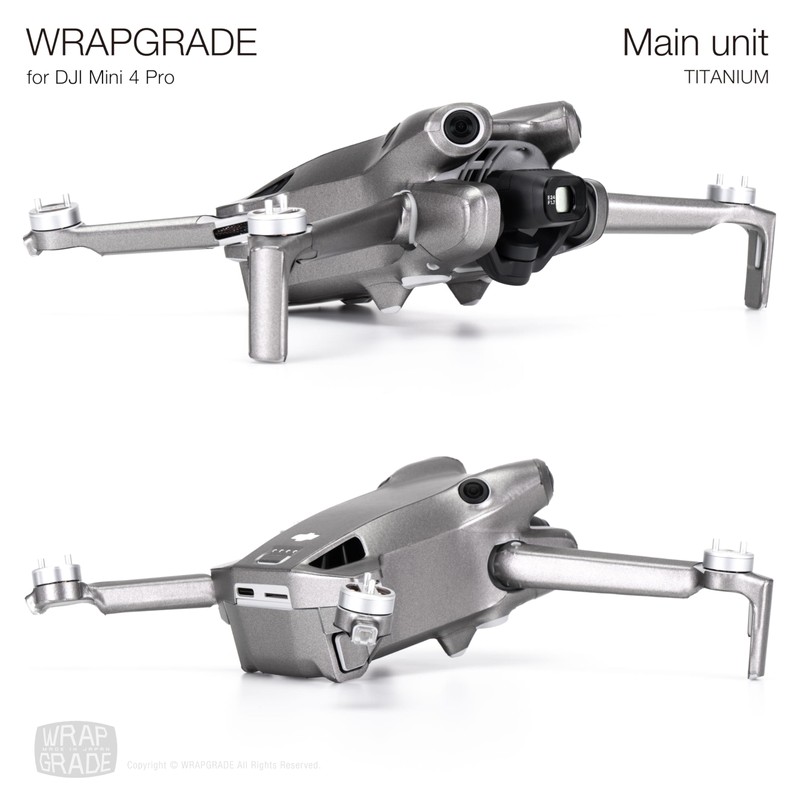 WRAPGRADE Skin Stickers Compatible with DJI Mini 4 Pro |