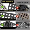 4" Matte Black Shower Drain Cover - Square Floor Drain