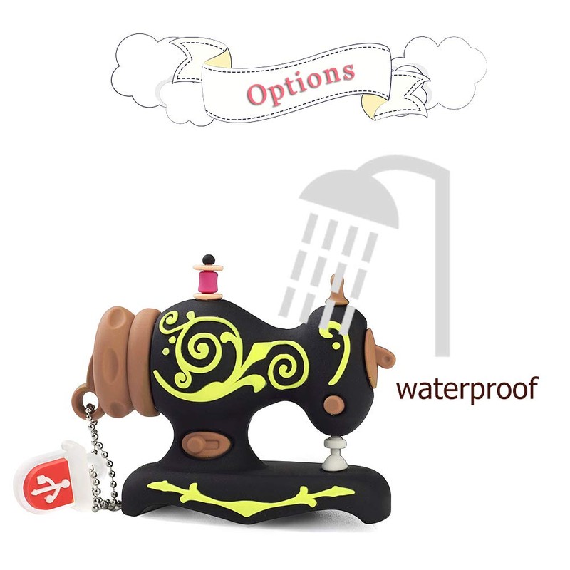 LEIZHAN Cute USB Flash Drive 32GB Sewing Machine Shape Thumb