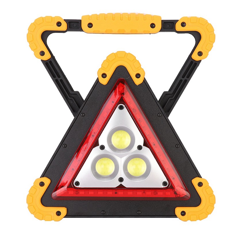 Car Warning Triangular Lamp Emergency Safety Lamp 6500K 10W IP67