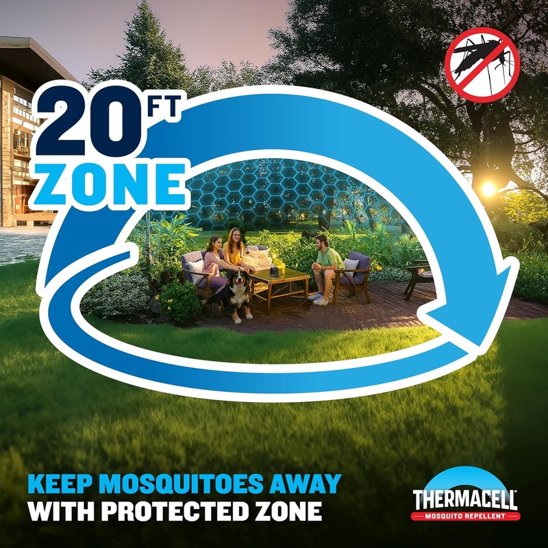 Thermacell Mosquito Rechargeable Repeller Refills; Compatible with Thermacell E-Series &