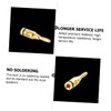 Gatuida 24pcs Gold Plated Banana Plugs Connector for Speakers and