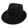Sombrero. Sombrero Fedora De Fieltro De Lana.