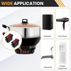 QIYANGBRO 5pcs KCD3 Black Shell AC110V/120V Rocker Switch Red Light