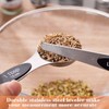 Rainberg Magnetic Measuring Spoon Set of 8 Stainless Steel Metal