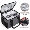 Trunab Reusable Drink Carrier for Delivery 6 Cups Insulated Drink