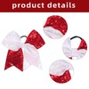 2 Pcs Cheer Bows, Cheer Hair Bows, Cheer Accessories, Red