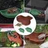 CVASNF Pack of 3 Reptile Bath Tubs, Turtles, Water Bowl,
