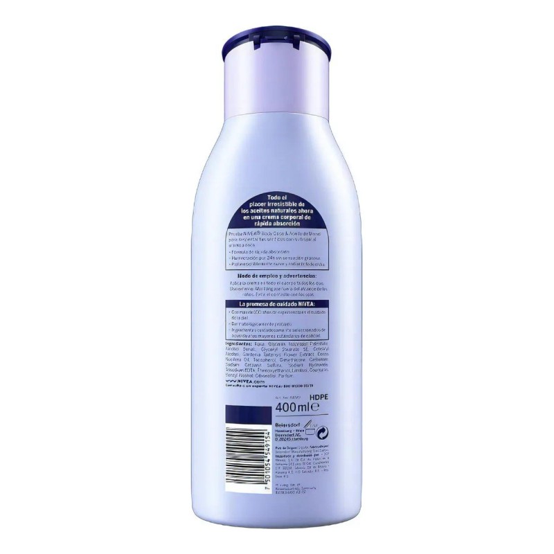 Crema Corporal Nivea Senses Coco Mono 400ml