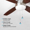 PATIKIL Ceiling Fan Pull Chain, Pack of 2, 19.5 Inch