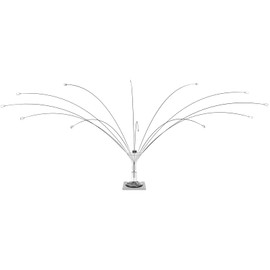 Buzzlett Stainless Steel Bird Deterrent with PVC Base for Outdoors, Boats, Docks and HVAC - Efficient Bird Repellent for Birds, Deters Seagulls and Other Birds from Landing- 4ft