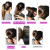 Random Color Small Round Foam Sponge Hair Bun Maker -