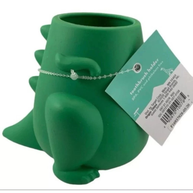pillowfort One Pillowfort Dino Dinosaur Kids Toothbrush Holder Multi Purpose