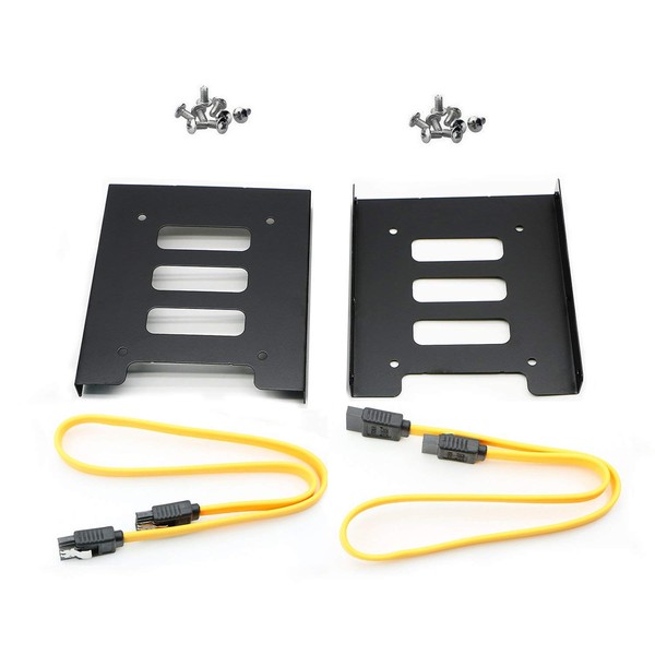 Pasow 2 Pack 2.5" to 3.5" SSD HDD Hard Disk