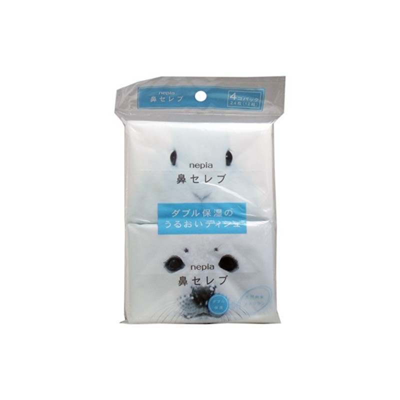 王子ネピア ネピア 鼻セレブ ポケットティシュ 12組×4パック