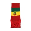 RW Knitted Rasta Lion Scarf (Red/Rasta)