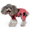 XIAOYU Winter Warm Dog Pajamas Dog Jumpsuit 4 Legs Pet