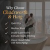 CHADSWORTH & HAIG Minx Plush Bathrobe - Plush Interior and