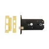 Havy Duty 3 Lever Horizontal Mortice Bathroom Lock 150mm 6"