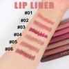 Matte Lip Liner, Cream Lip Liner Pen, Smooth Lipstick, Lip