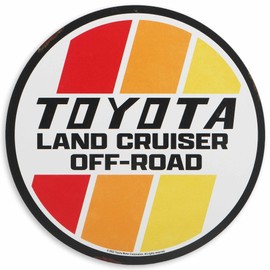 Toyota Stripes Metal Wall Decor - Bold Toyota Sign for Garage or Man Cave