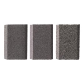 Kwb 088900 Sanding Sponge Set of 3 Rounded and Bevelled in Medium, Fine and Super F Grits